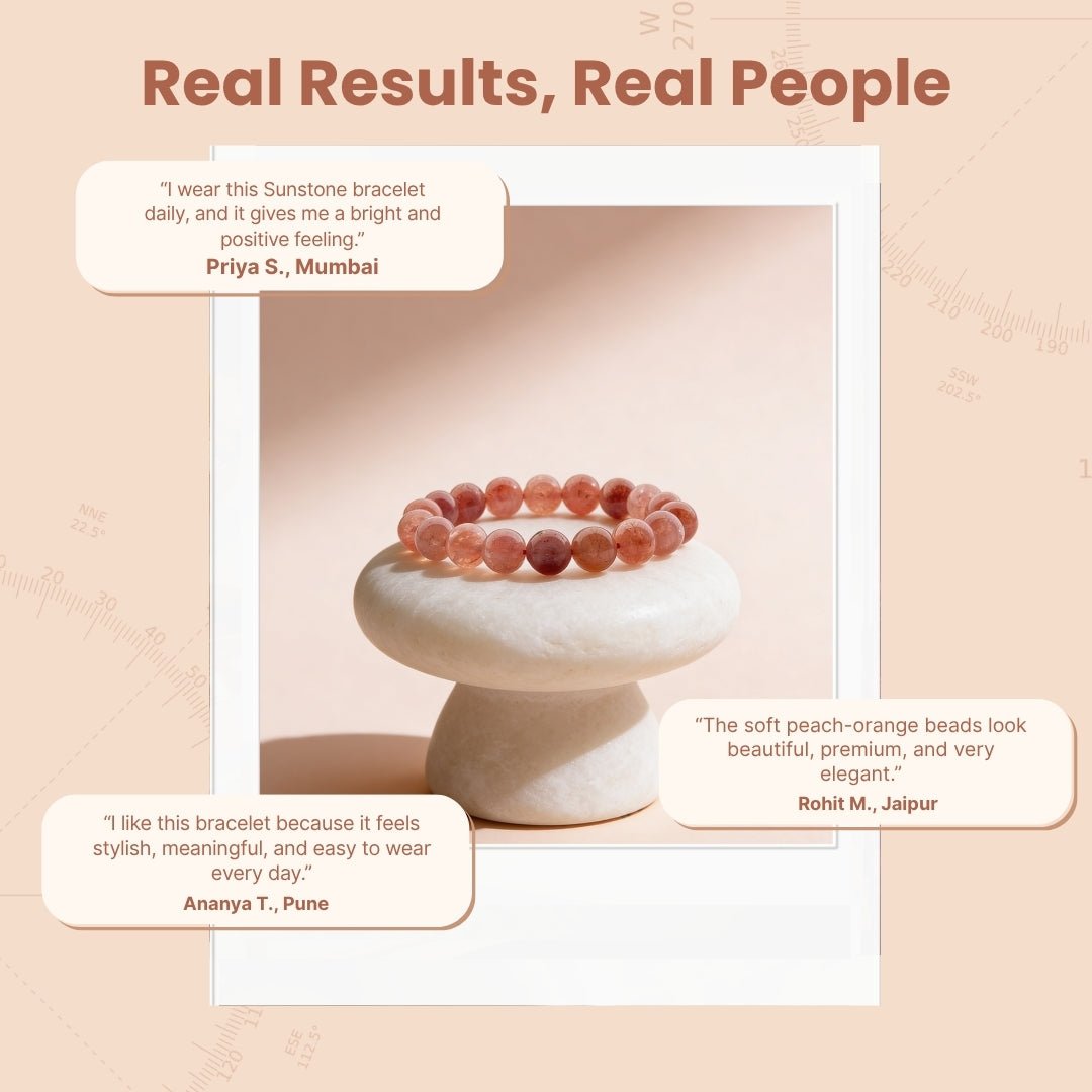 Sunstone Bracelet - plusvalueindia