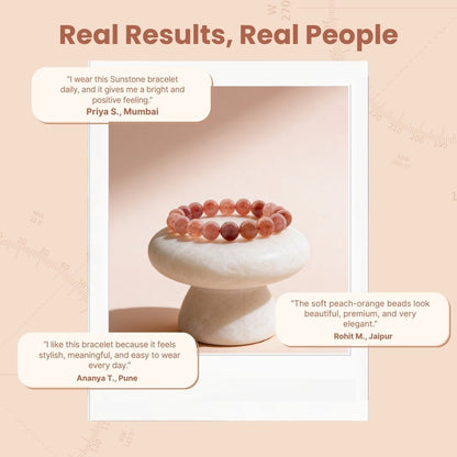 Sunstone Bracelet - plusvalueindia