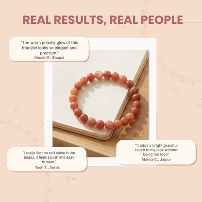 Sunstone Bracelet - plusvalueindia