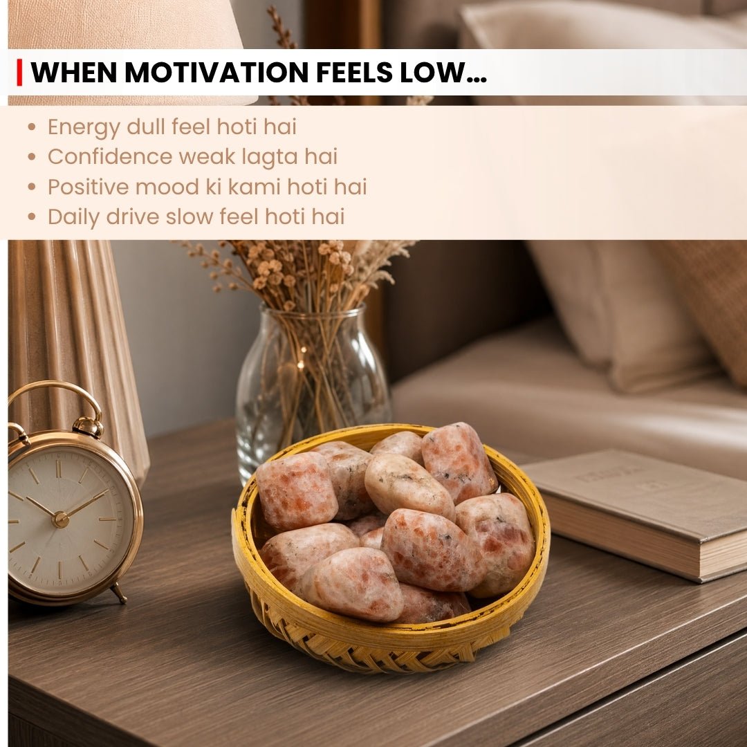 Sunstone Tumbled Stone Pebbles - plusvalueindia
