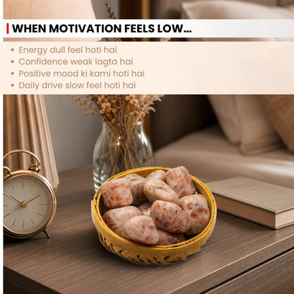Sunstone Tumbled Stone Pebbles - plusvalueindia
