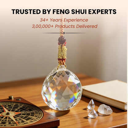 Swarovski Crystal Ball for Positive Energy 2pcs - plusvalueindia