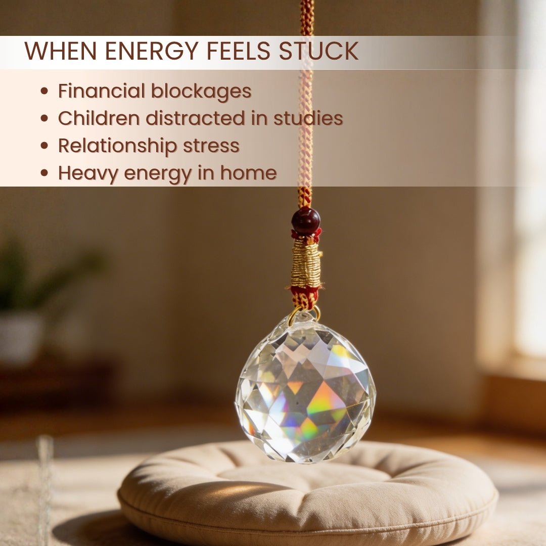 Swarovski Crystal Ball for Positive Energy 2pcs - plusvalueindia