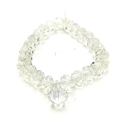 swarovski clear crystal bracelet healing reiki