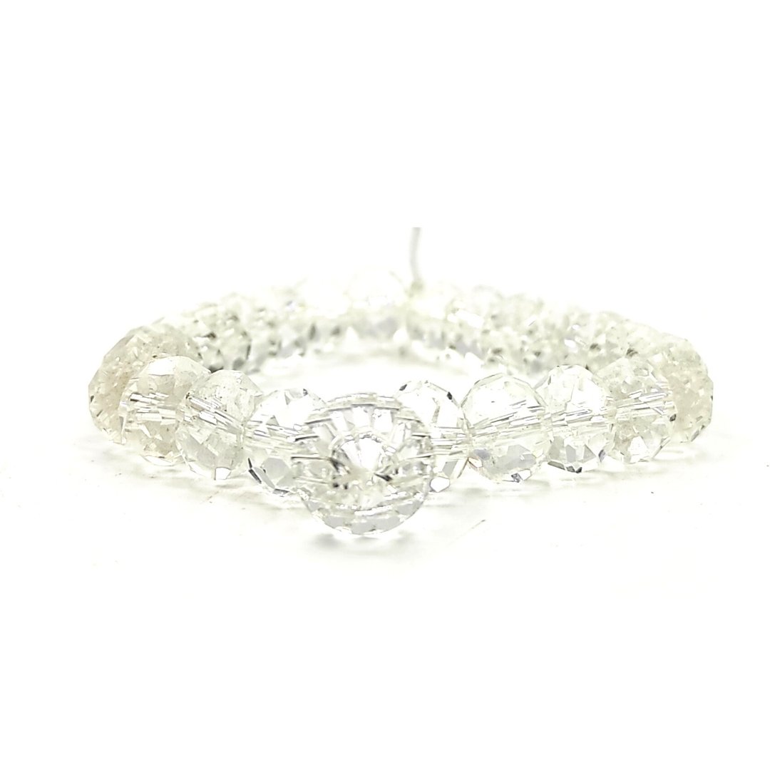 swarovski clear crystal bracelet reiki healing