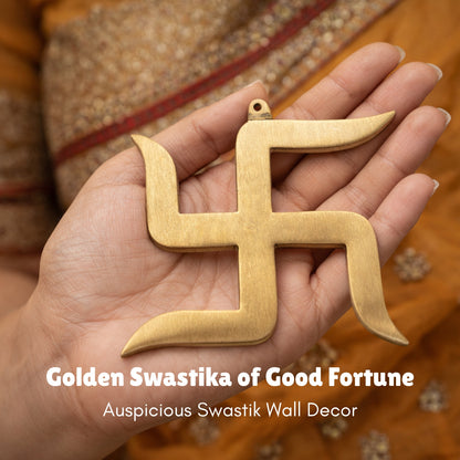 Brass Swastik Vastu Remedies for Home, Office - Goodluck, Auspicious, Religious symbols | Pooja Idols | Home Decor