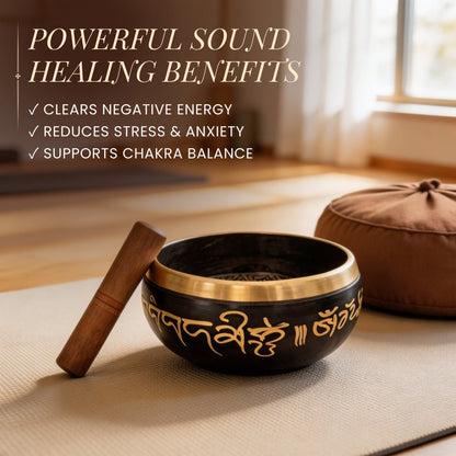 Tibetan Singing Bowl Space Purification Reiki Sound Healing - plusvalueindia