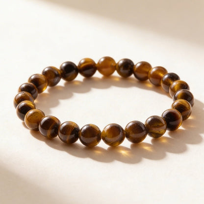 Tiger Eye Bracelet Stone of Strength, Courage & Confidence - plusvalueindia