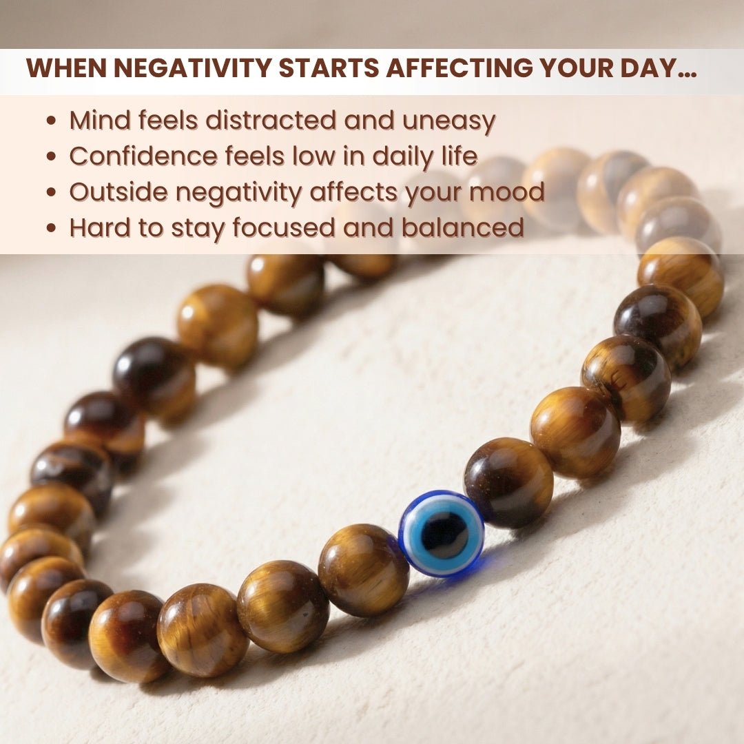 Tiger Eye Bracelet Stone of Strength, Courage & Confidence - plusvalueindia