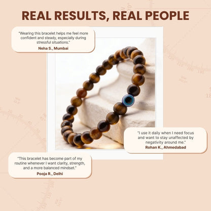 Tiger Eye Bracelet Stone of Strength, Courage & Confidence - plusvalueindia