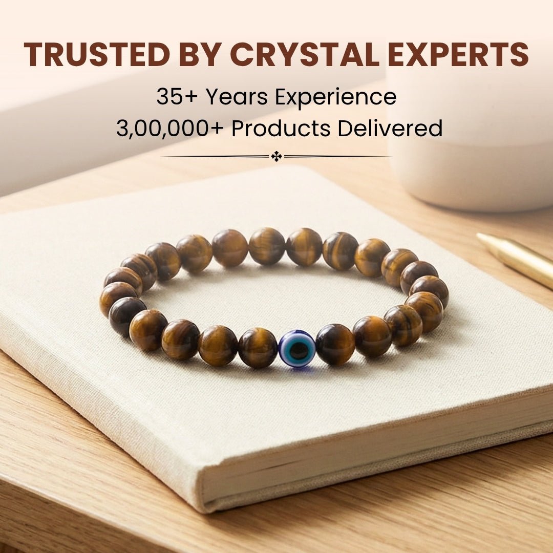 Tiger Eye Bracelet Stone of Strength, Courage & Confidence - plusvalueindia