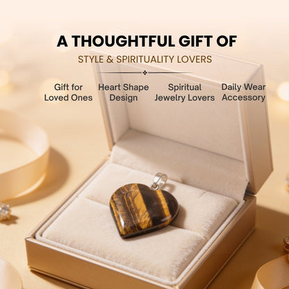 natural yellow and brown banding on the tiger eye crystal