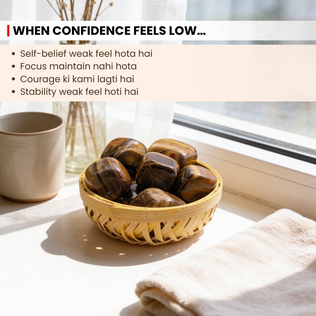 Tiger Eye Tumbled Stone Pebbles for Strength, Courage & Fearless Life - plusvalueindia