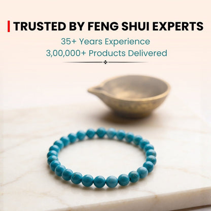 Turquoise Bracelet Activating And Strengthening Body Defence - plusvalueindia