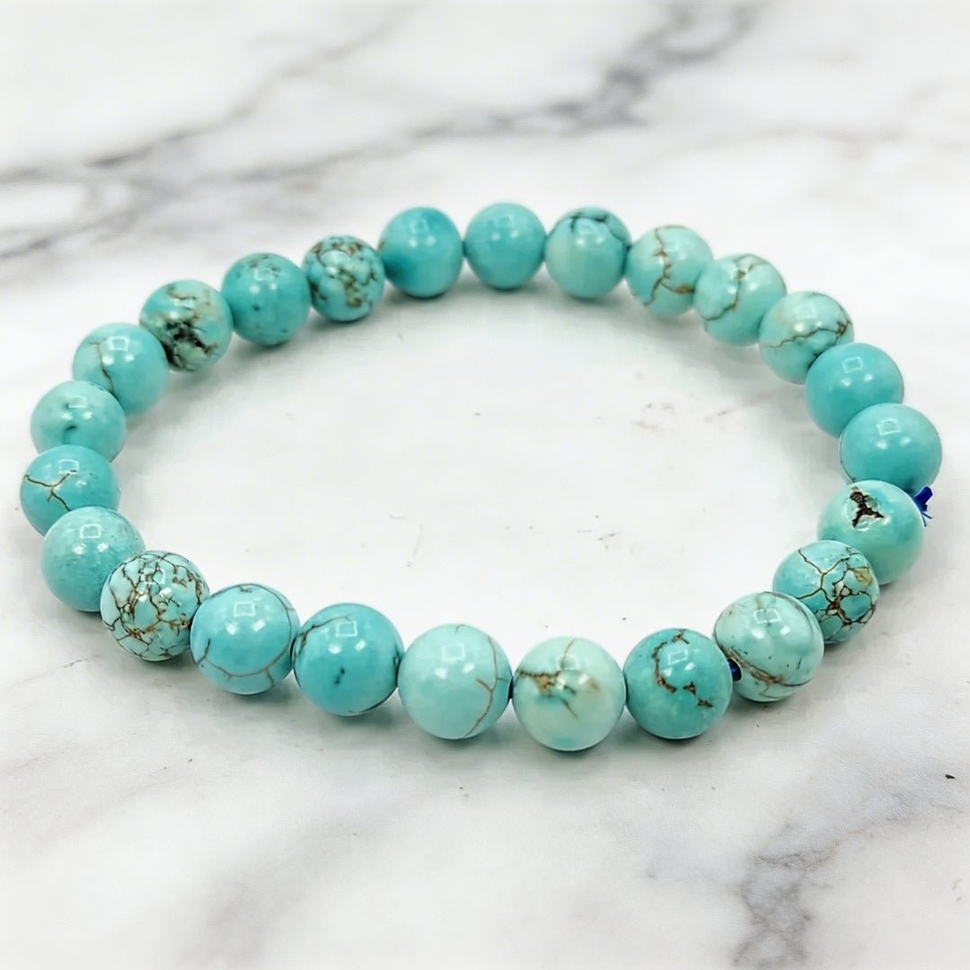 Turquoise Bracelet Activating And Strengthening Body Defence - plusvalueindia