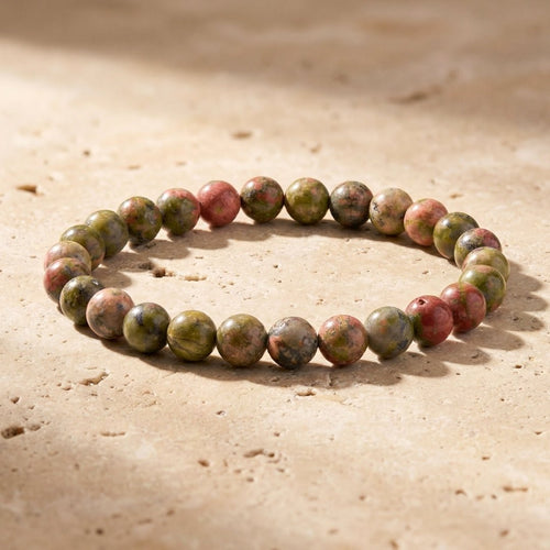 Unakite Bracelet for balance & renewal