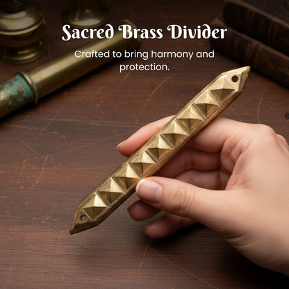 Vastu Brass Strip Pyramid Divider Virtual Partition Or Toilet at North - West - plusvalueindia