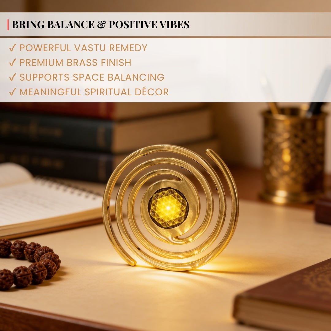 Super Brass Helix for Vastu Dosh Nivaran - plusvalueindia