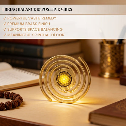 Super Brass Helix for Vastu Dosh Nivaran - plusvalueindia