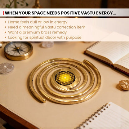 Super Brass Helix for Vastu Dosh Nivaran - plusvalueindia