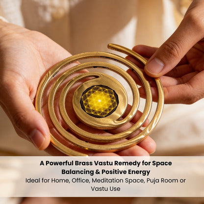 Super Brass Helix for Vastu Dosh Nivaran - plusvalueindia