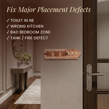 Vastu Copper Pyramid Shift Arrow Quick Vastu Remedies for Virtual Shifting of Kitchen, Toilet, Bedroom - plusvalueindia