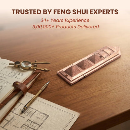 Vastu Copper Pyramid Shift Arrow Quick Vastu Remedies for Virtual Shifting of Kitchen, Toilet, Bedroom - plusvalueindia
