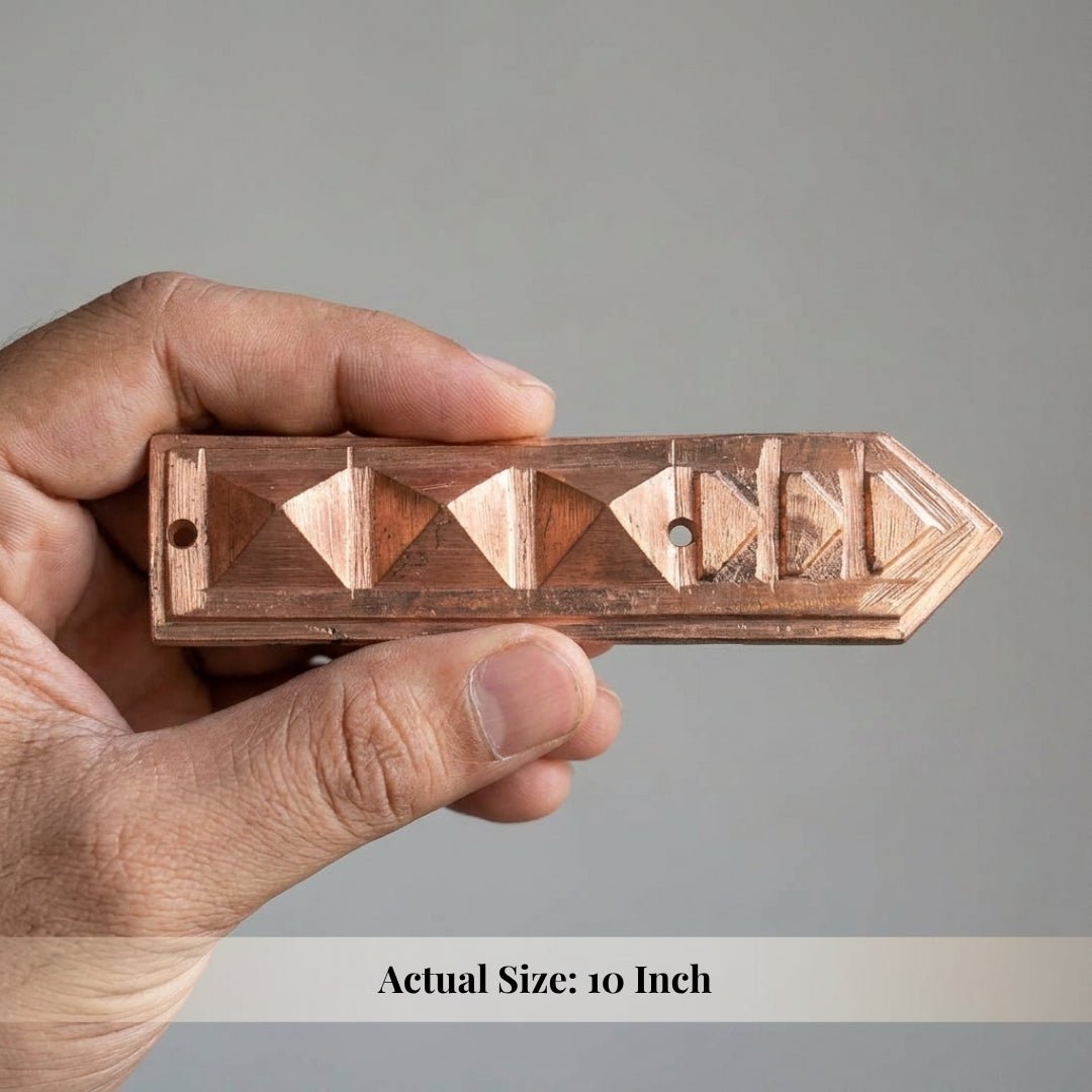 Vastu Copper Pyramid Shift Arrow Quick Vastu Remedies for Virtual Shifting of Kitchen, Toilet, Bedroom - plusvalueindia