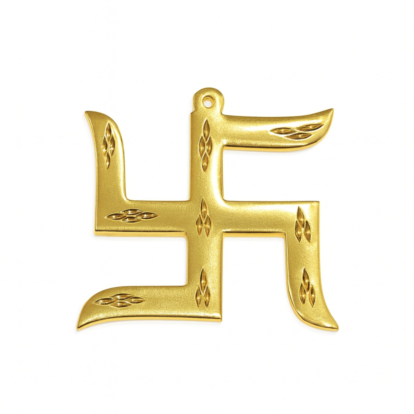 Brass Swastik Size 3" Vastu Remedies for Home, Office - Goodluck, Auspicious, Religious Symbols