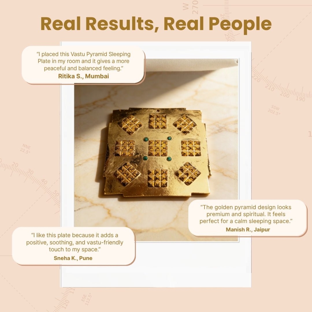 Vastu Pyramid Space Healing & Sleeping Plate - plusvalueindia