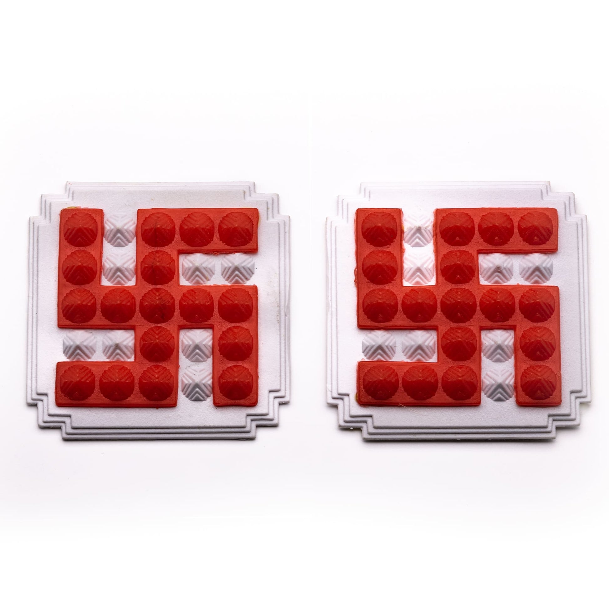 vastu red swastik pair