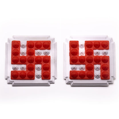 vastu red swastik pair