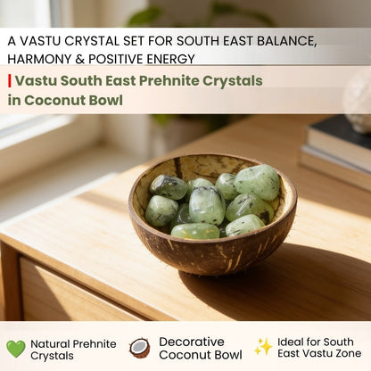 close-up of the polished green prehnite crystal pieces