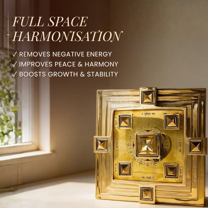 Vastu Space Harmoniser Pyramid with Vastu Purush for Brahmasthan & Vastu Defects - plusvalueindia