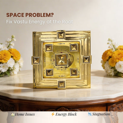 Vastu Space Harmoniser Pyramid with Vastu Purush for Brahmasthan & Vastu Defects - plusvalueindia