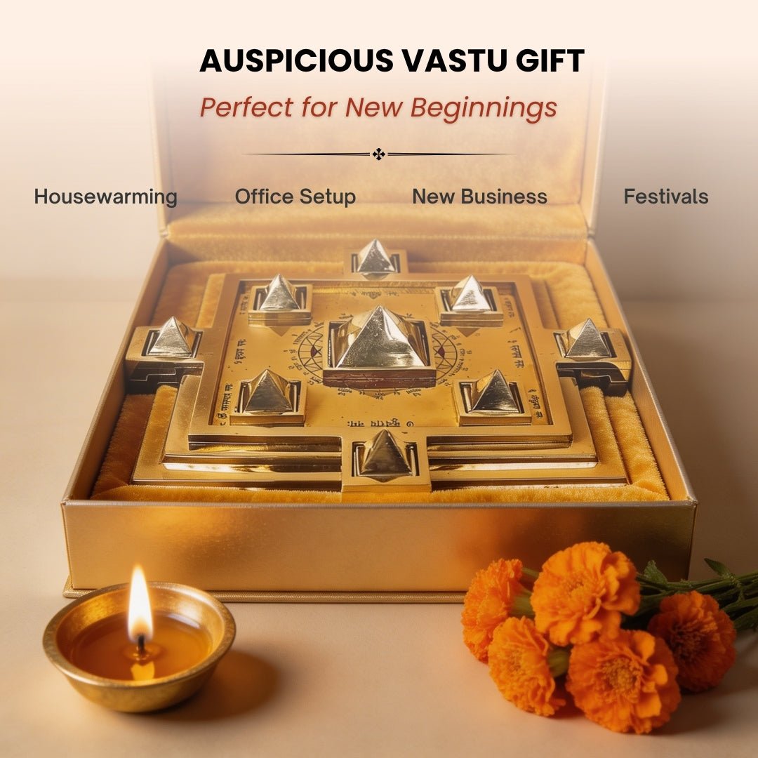 Vastu Space Harmoniser Pyramid with Vastu Purush for Brahmasthan & Vastu Defects - plusvalueindia