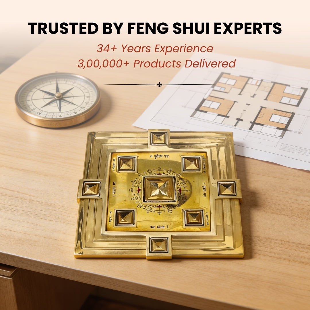 Vastu Space Harmoniser Pyramid with Vastu Purush for Brahmasthan & Vastu Defects - plusvalueindia