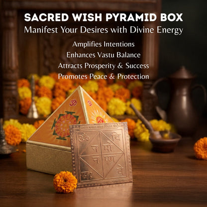 Property Sale Yantra for Unsold Property with Wish Pyramid Box [Good for Real Estate Brokers] - plusvalueindia