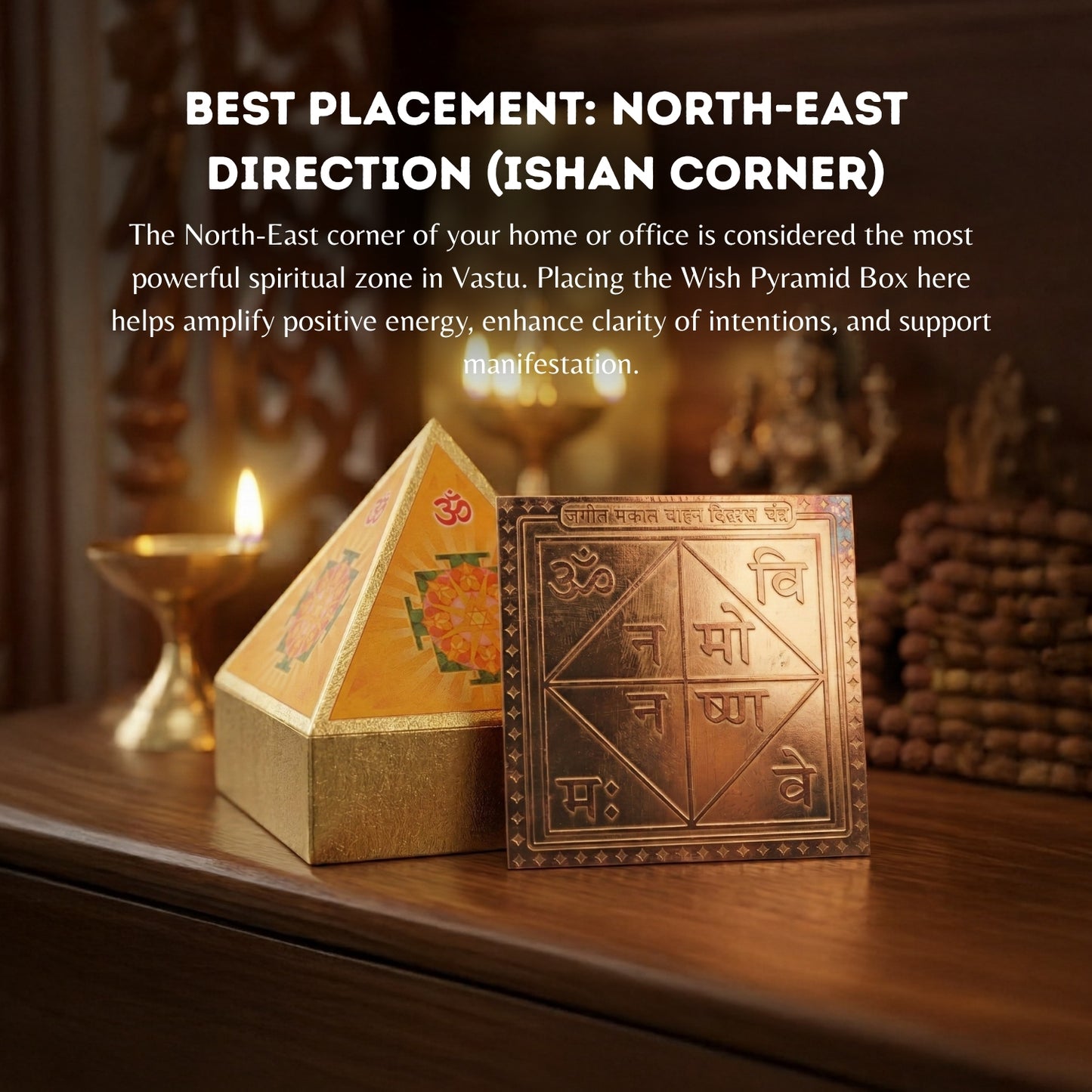 Property Sale Yantra for Unsold Property with Wish Pyramid Box [Good for Real Estate Brokers] - plusvalueindia