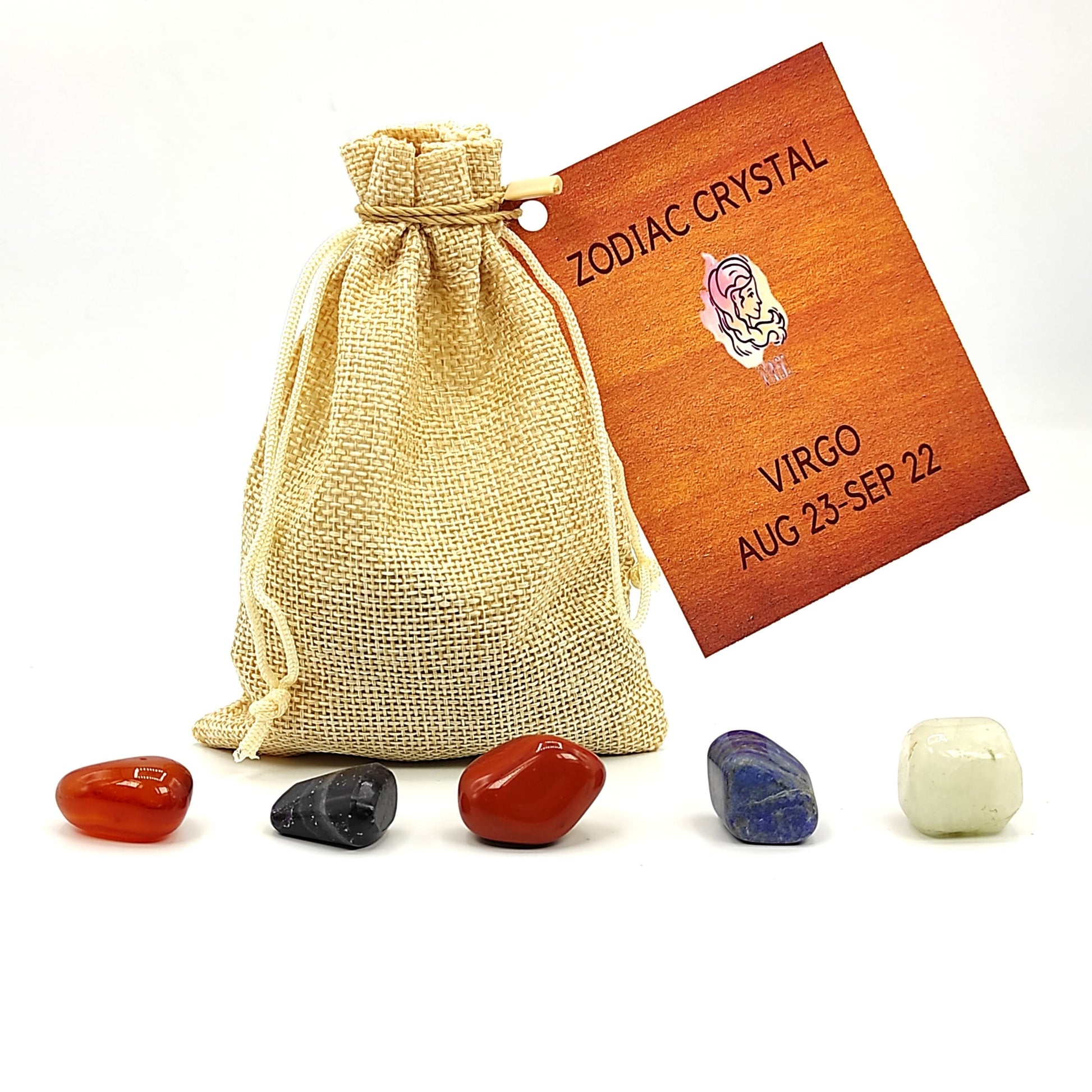 virgo zodiac crystal bag