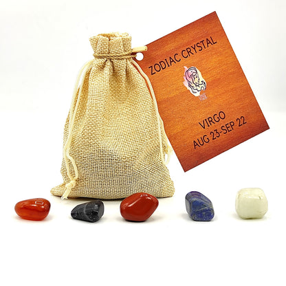 virgo zodiac crystal bag