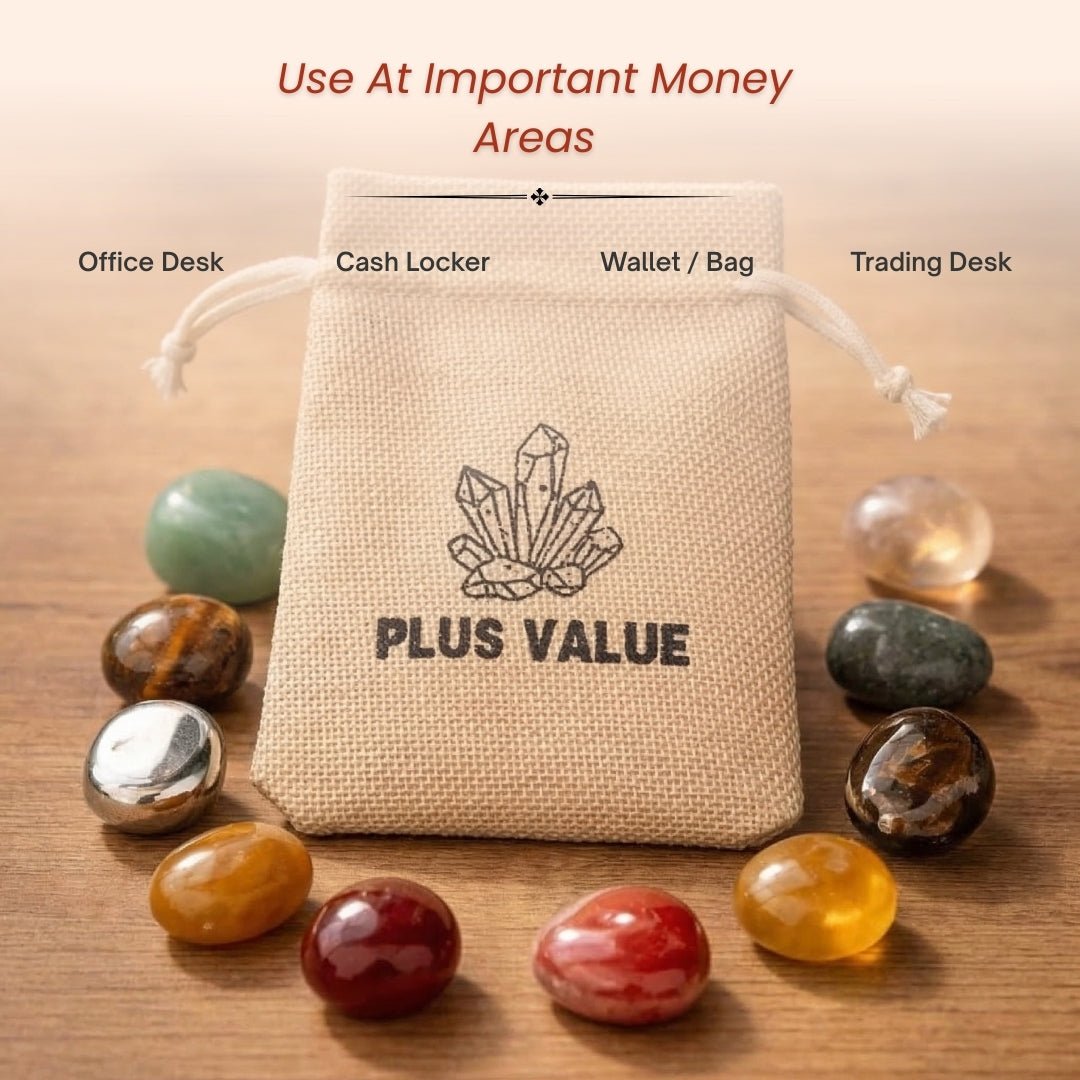 Wealth Abundance Crystal Bag for Prosperity & Good Luck [Best Seller] - plusvalueindia