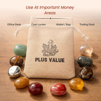Wealth Abundance Crystal Bag for Prosperity & Good Luck [Best Seller] - plusvalueindia