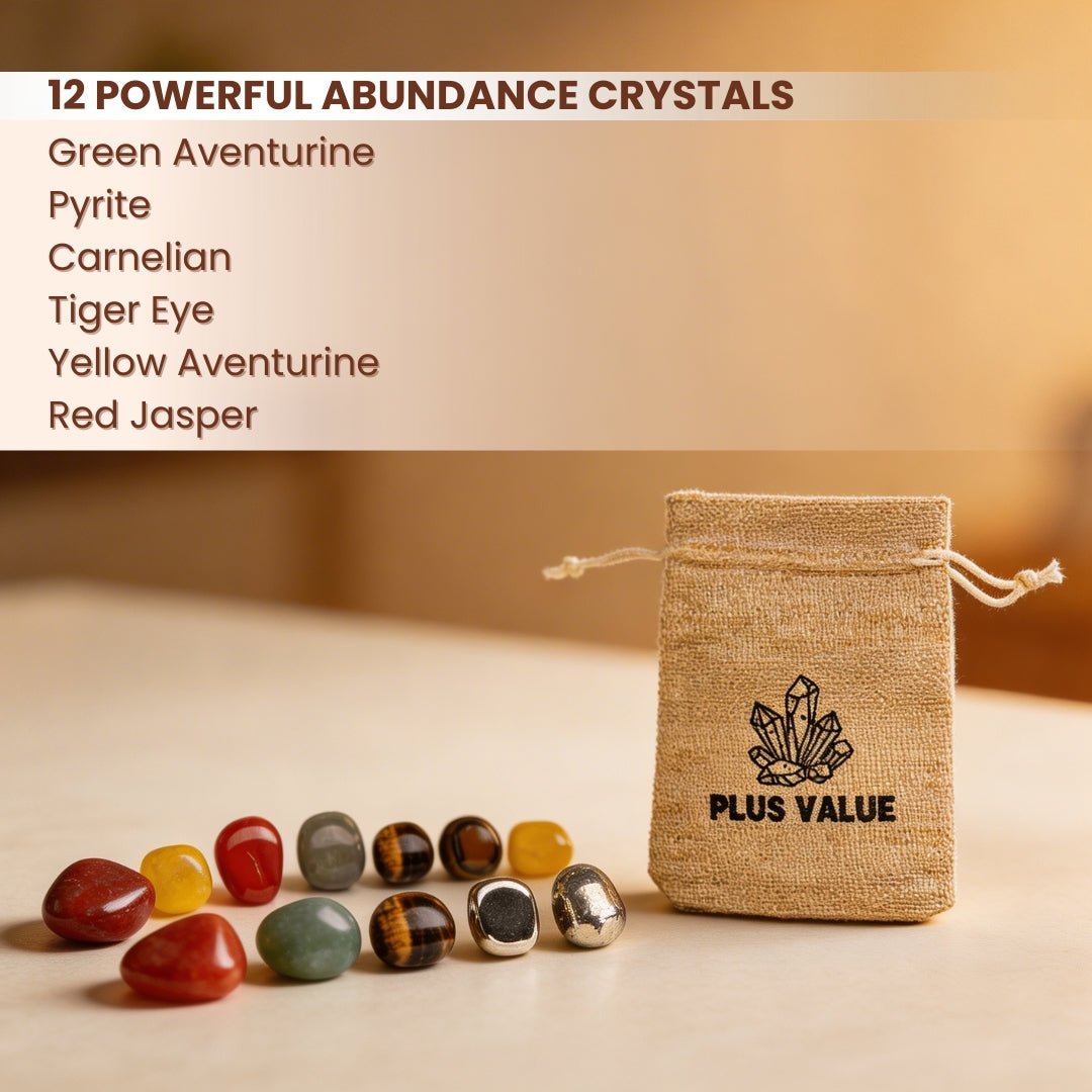 Wealth Abundance Crystal Bag for Prosperity & Good Luck [Best Seller] - plusvalueindia