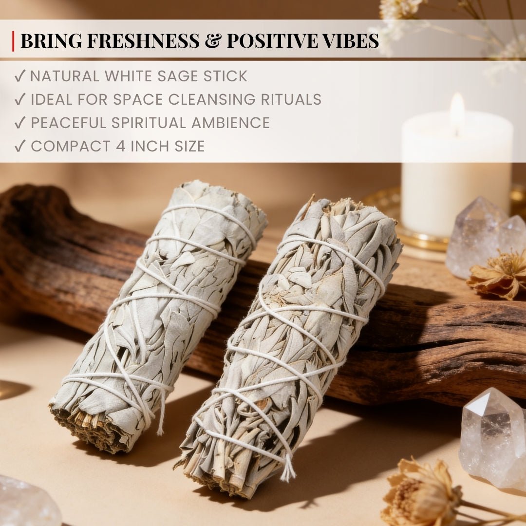 White California Sage Smudge Sticks – Purify, Cleanse & Refresh Your Space - plusvalueindia