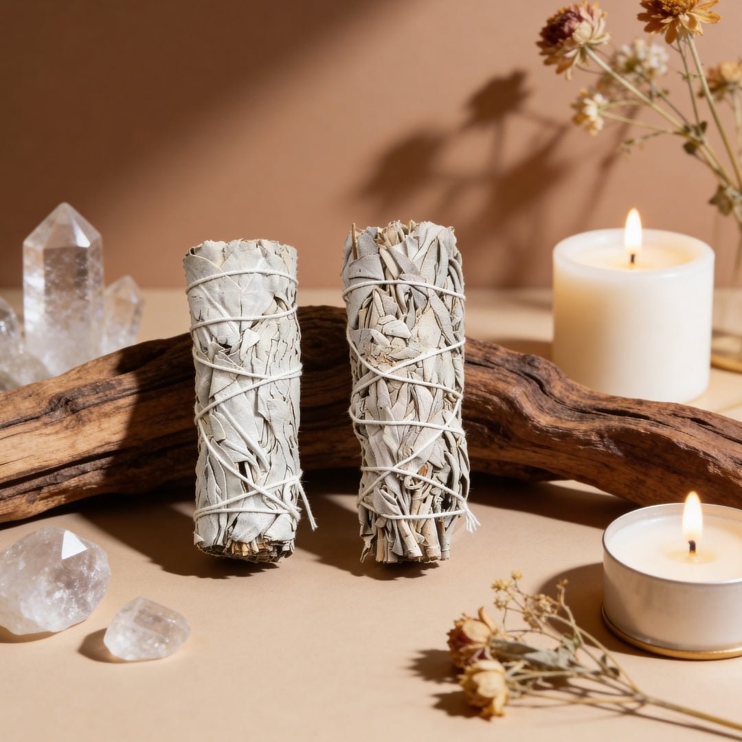 White California Sage Smudge Sticks – Purify, Cleanse & Refresh Your Space - plusvalueindia