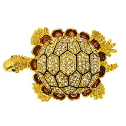 Feng Shui Bejeweled Tortoise for Personal Wish Fulfillment