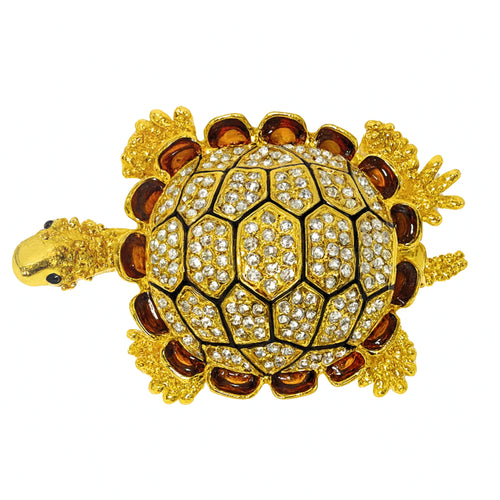 Feng Shui Bejeweled Tortoise for Personal Wish Fulfillment