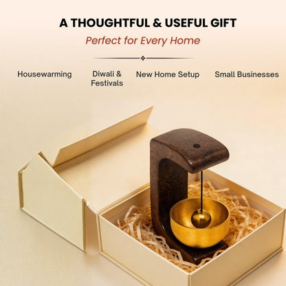Magnetic Door Bell with Brass Chime for home office and gifting