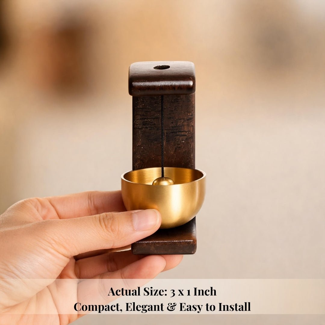 Magnetic Door Bell with Brass Chime, energised before dispatch by Plus Value India